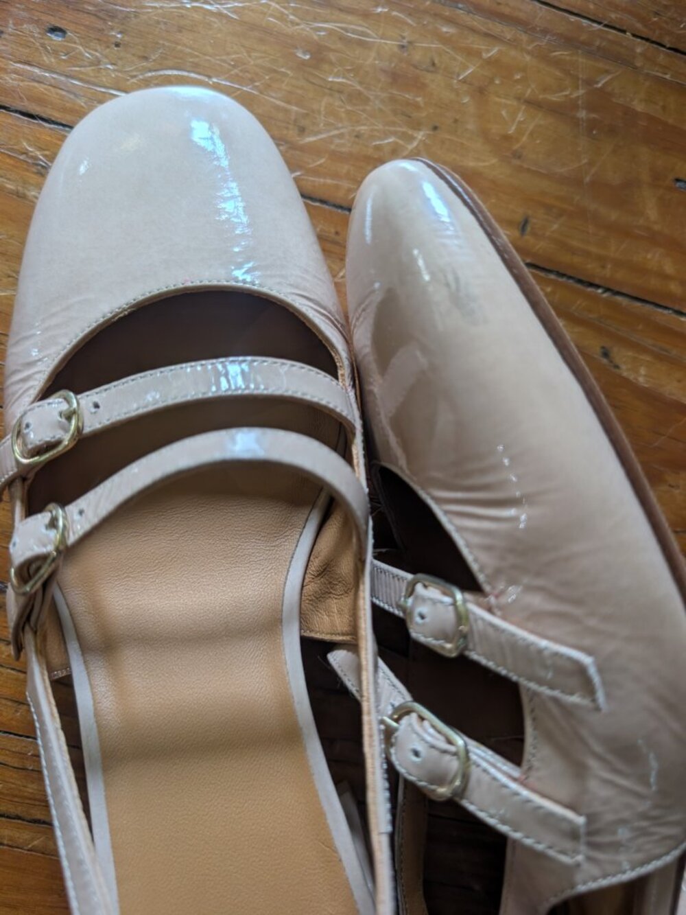 Sezane Paula Babies in Nude Vernis, size 40 - Picture 6 of 6